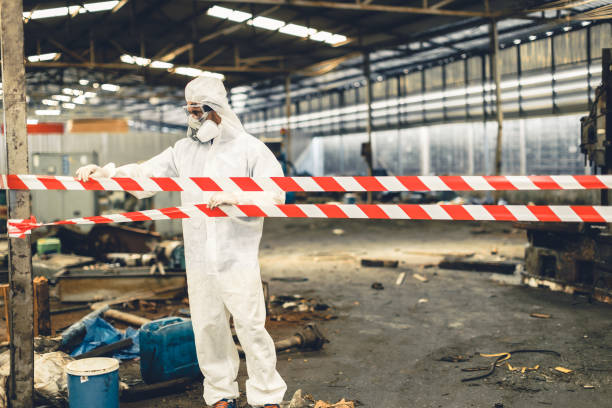 Professional Drug Lab Cleanup technician working in Hesperia, CA